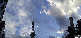 そらこ／愛知県名古屋市　「ある日の午後」　雲のきれいな日でした。テレビ塔も一緒に。