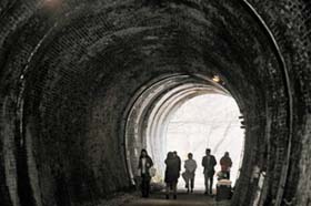 最長の６号トンネルの入り口
