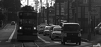 ピンクのくま／愛知県安城市　「市電が走る街」　豊橋の市電を撮りました