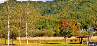 健知／愛知県稲沢市　「里の秋」　開田高原東屋の初秋の風景です。　里山の秋を感じて頂ければ嬉しいです。