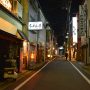 夜の川反すずらん通り。秋田最大の繁華街もコロナ禍の影響か？人通りがほとんど無く既に「テナント募集」の看板が立っている所もちらほら見られた。