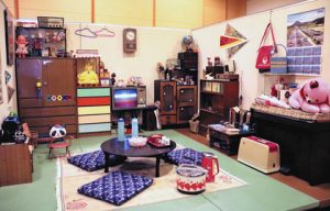 昭和４０年代の家庭を再現した展示